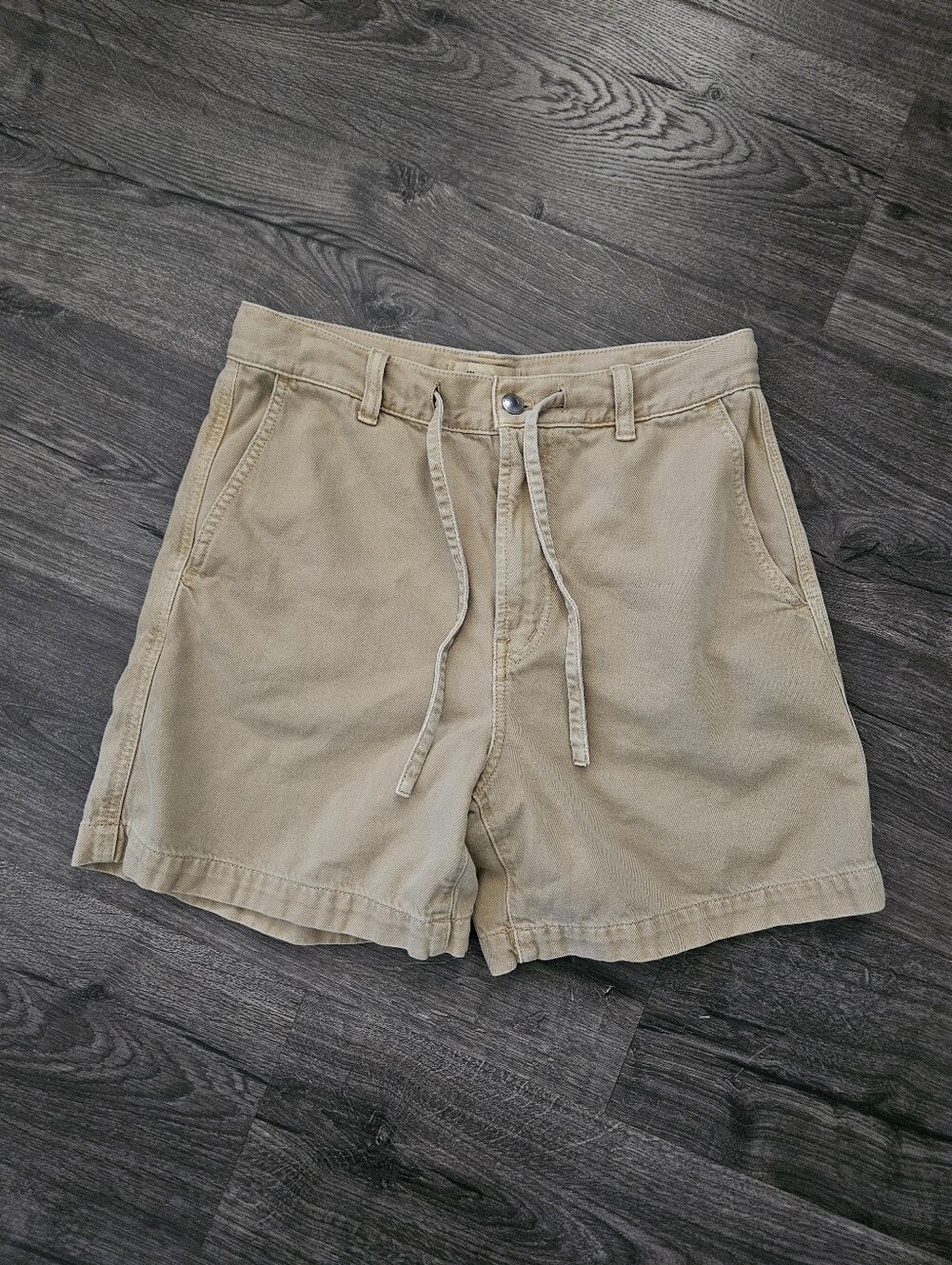 Madewell Tan Drawstring Shorts
